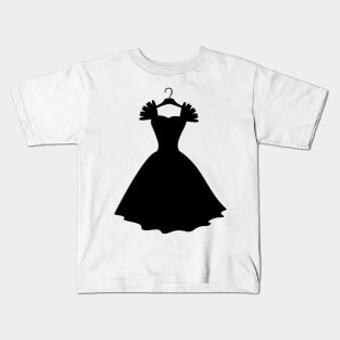 black dress Kids T-Shirt